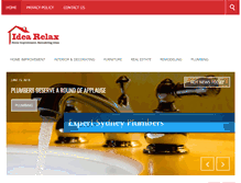 Tablet Screenshot of idearelax.net